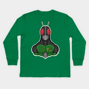 kamen rider b rx Kids Long Sleeve T-Shirt